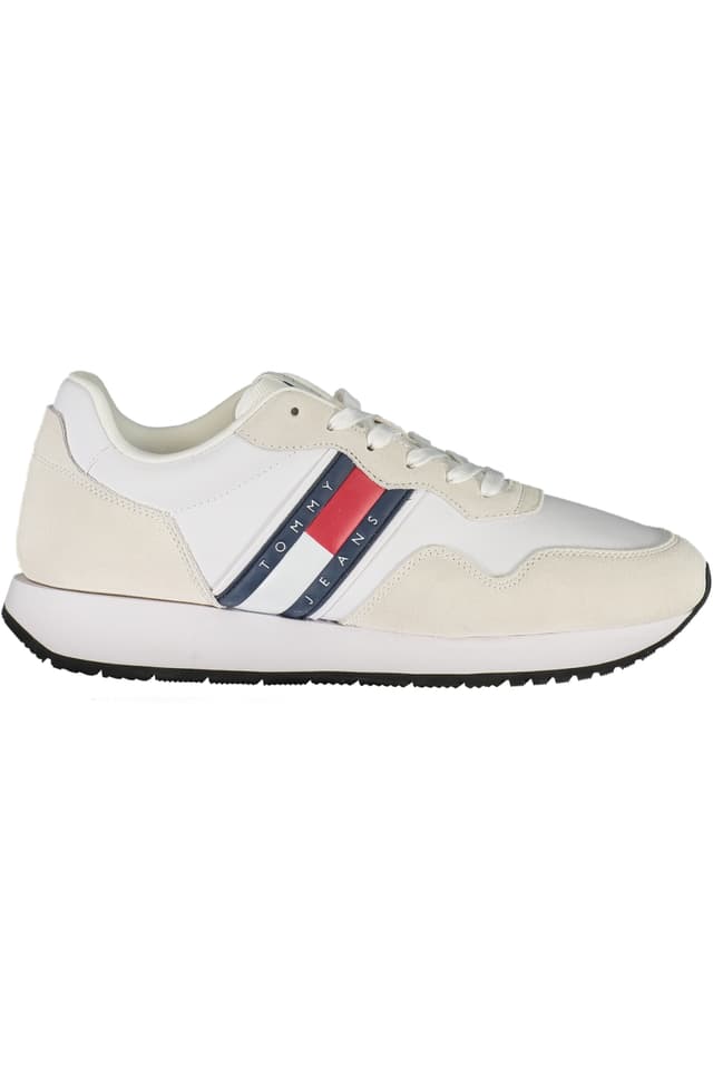 Мъжки спортни обувки TOMMY HILFIGER, бели