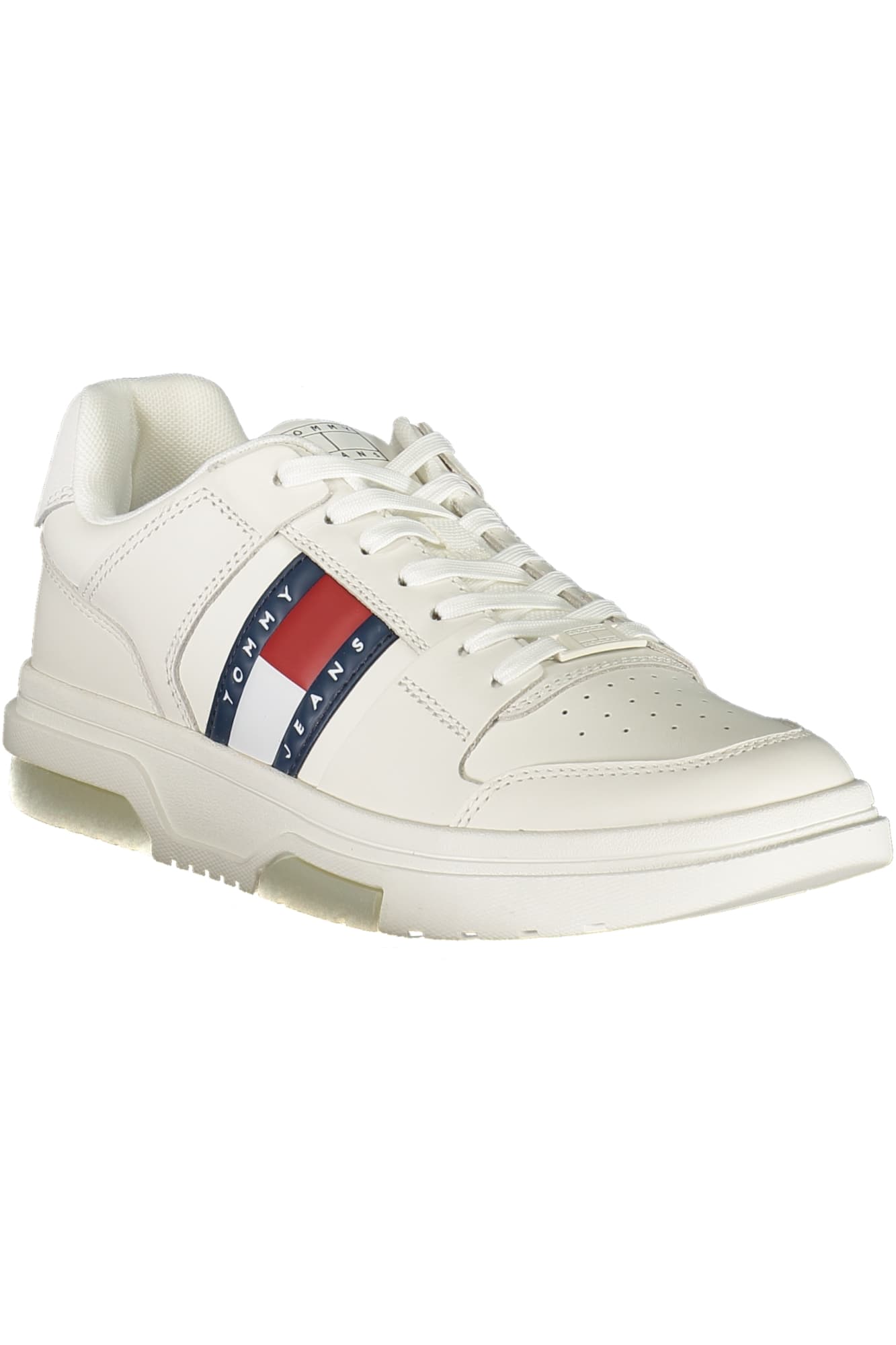 Мъжки спортни обувки TOMMY HILFIGER, бели - TOMMY HILFIGER