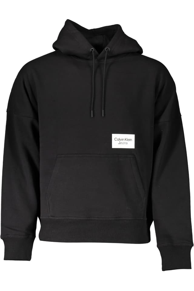 Мъжки черен суитшърт с цип CALVIN KLEIN