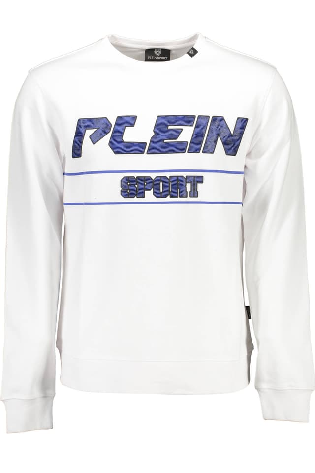 МЪЖКИ СУИТШЪР С ЦИП PLEIN SPORT, БЯЛ
