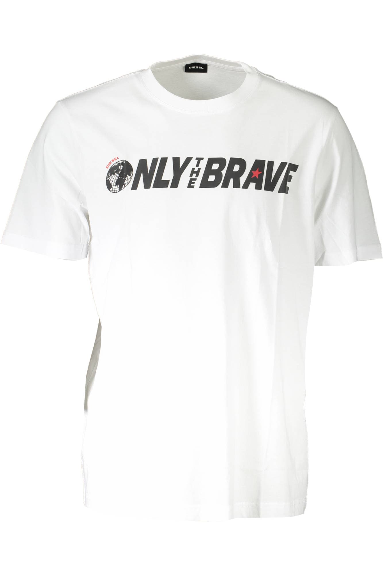 МЪЖКА ТЕНИСКА С КЪС РЪКАВ DIESEL, БЯЛА - DIESEL