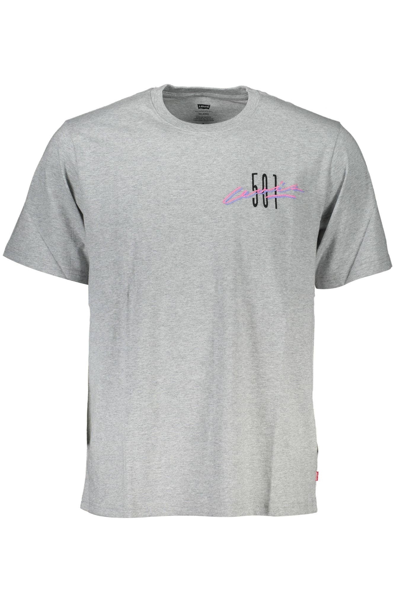 МЪЖКА ТЕНИСКА С КЪС РЪКАВ LEVI'S, СИВА - LEVI'S