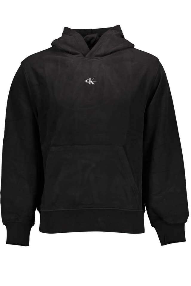 Мъжки черен суитшърт с цип CALVIN KLEIN