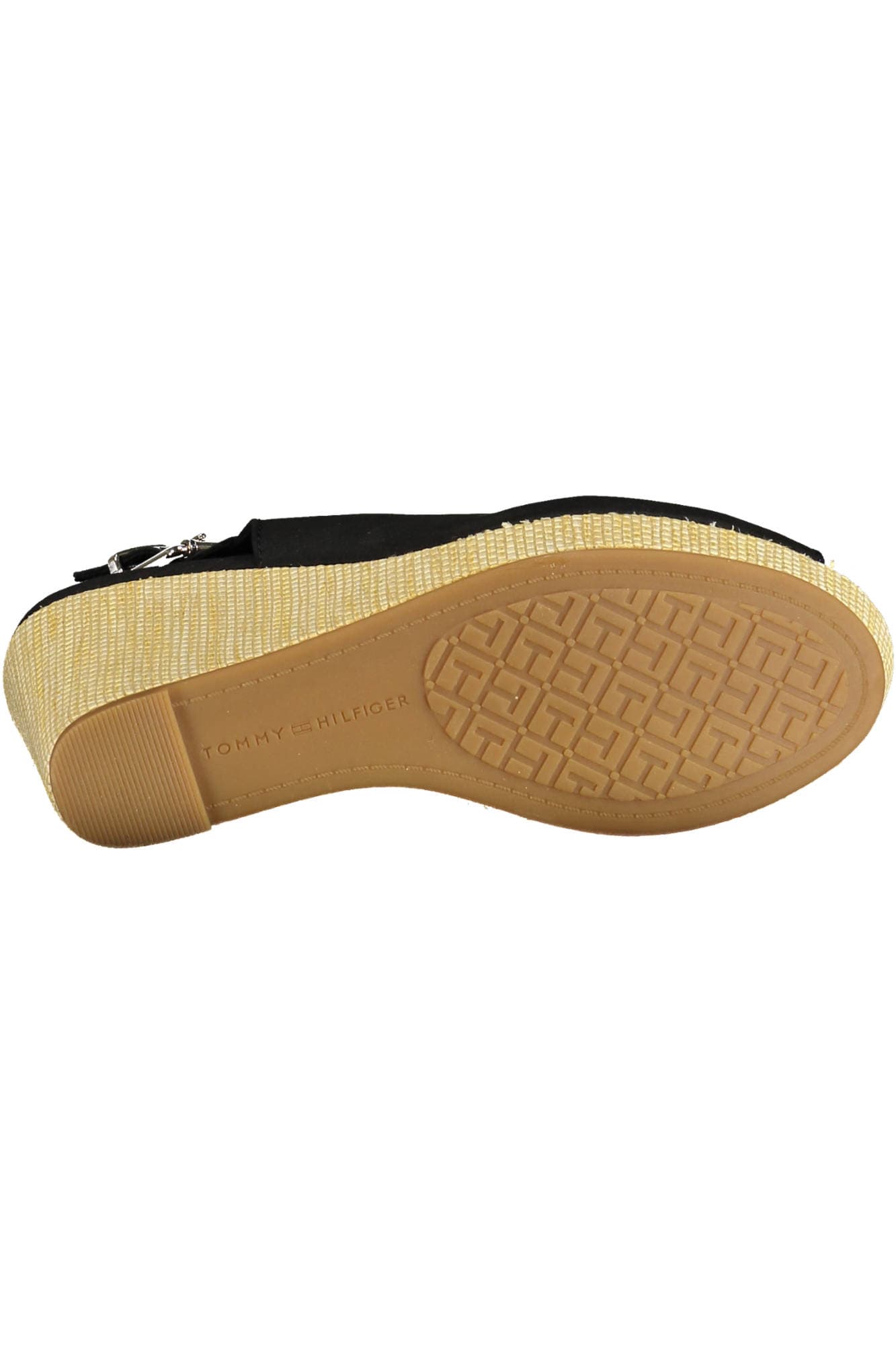 Дамски сандали TOMMY HILFIGER, черни - TOMMY HILFIGER