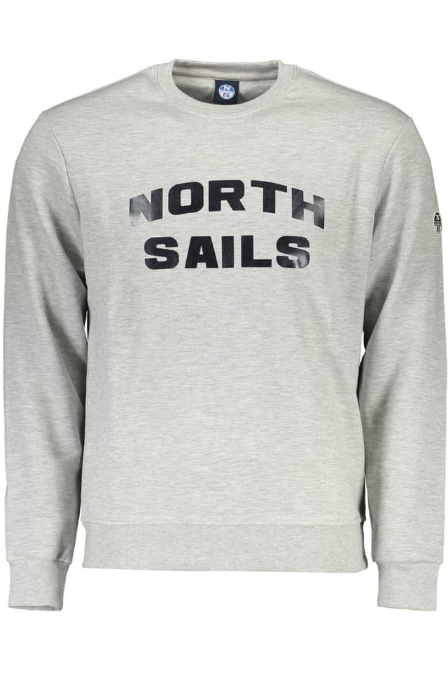 МЪЖКИ СУИТШЪР С ЦИП NORTH SAILS, СИВ