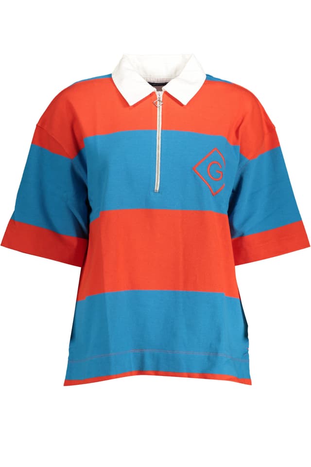 Дамска поло тениска с къс ръкав GANT, червена