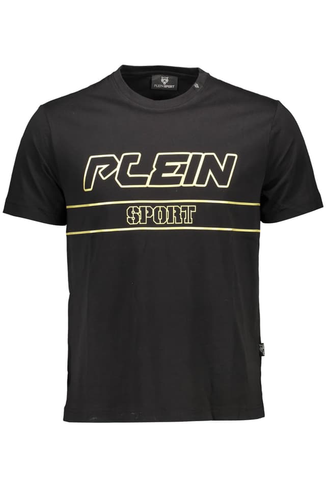 Мъжка тениска с къс ръкав PLEIN SPORT, черна