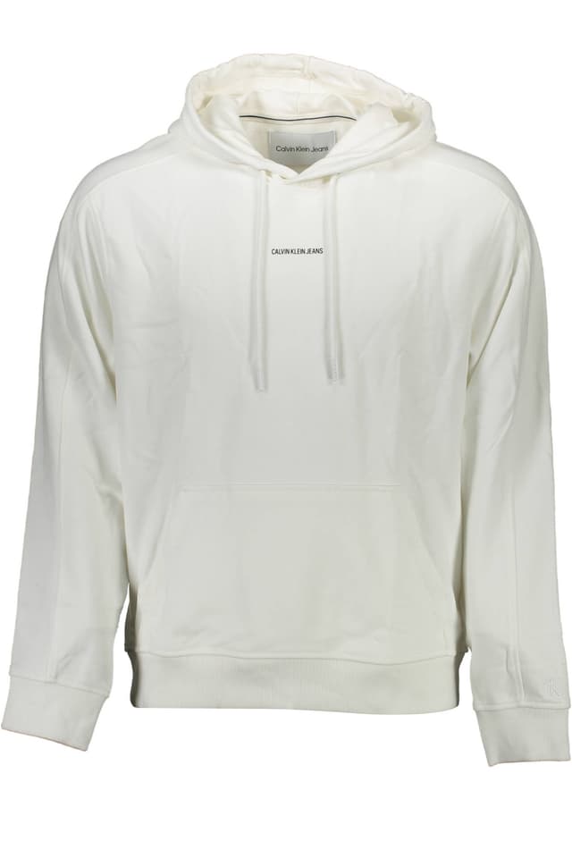 Мъжки суитшърт с цип CALVIN KLEIN, бял