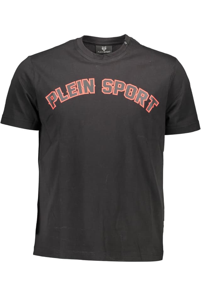 Мъжка тениска с къс ръкав PLEIN SPORT, черна