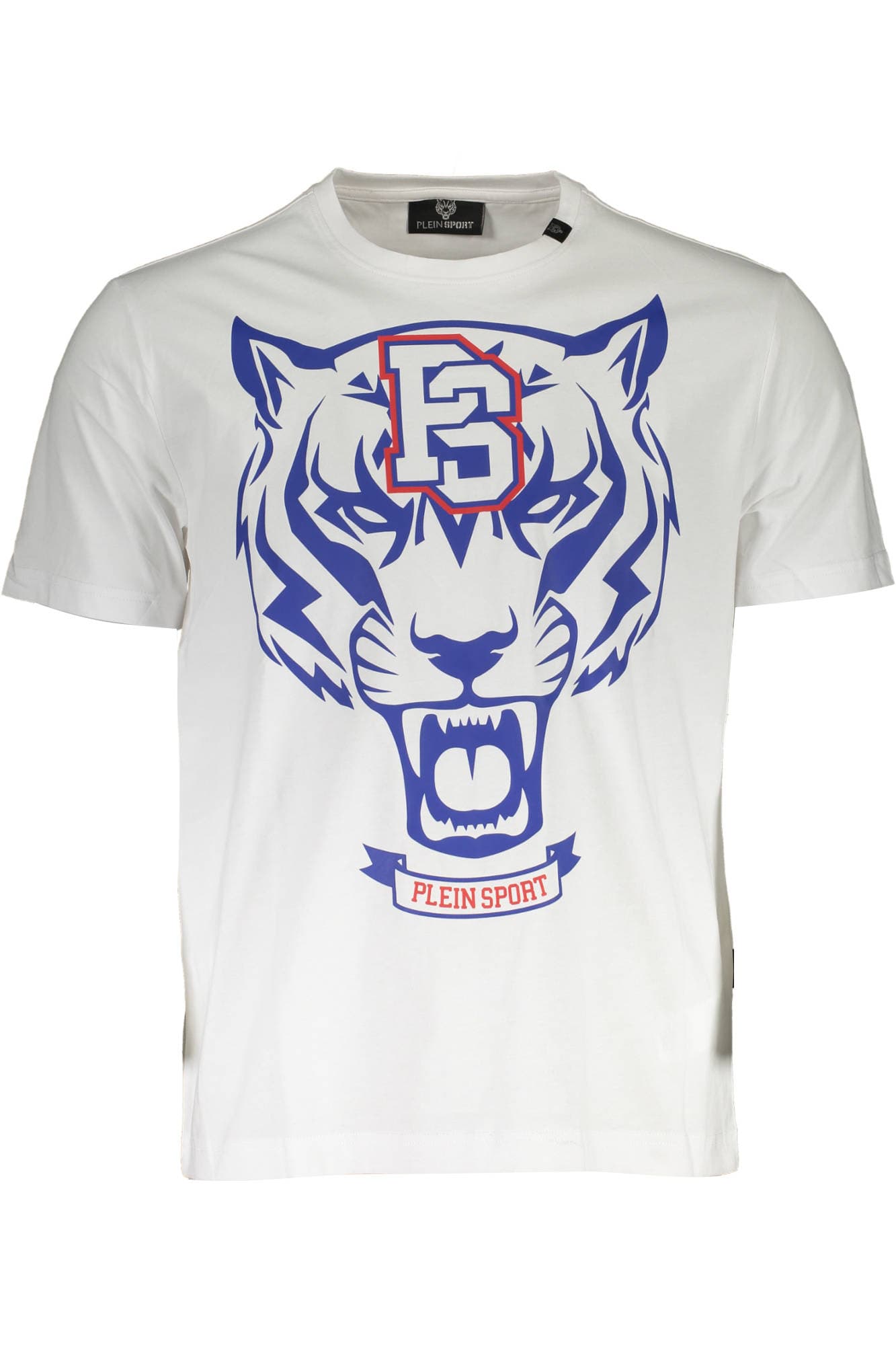 МЪЖКА ТЕНИСКА С КЪС РЪКАВ PLEIN SPORT, БЯЛА - PLEIN SPORT