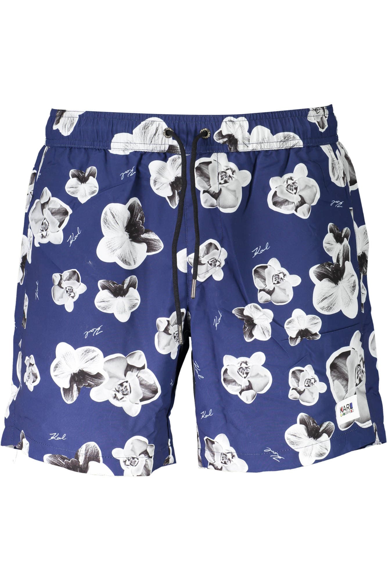 Долнище на мъжки бански костюм Karl Lagerfeld, син - KARL LAGERFELD BEACHWEAR