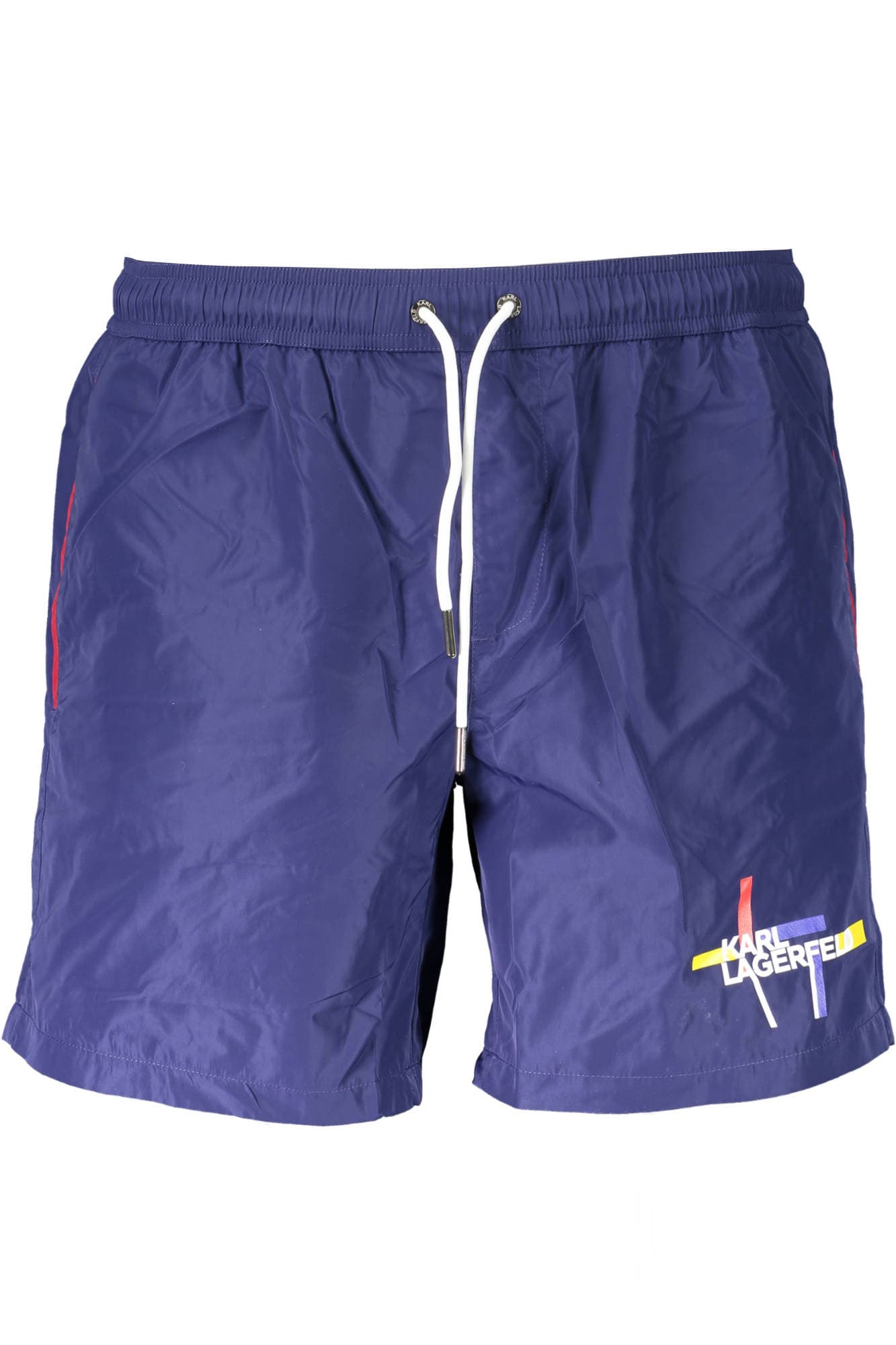 Долнище на мъжки бански костюм Karl Lagerfeld, син - KARL LAGERFELD BEACHWEAR