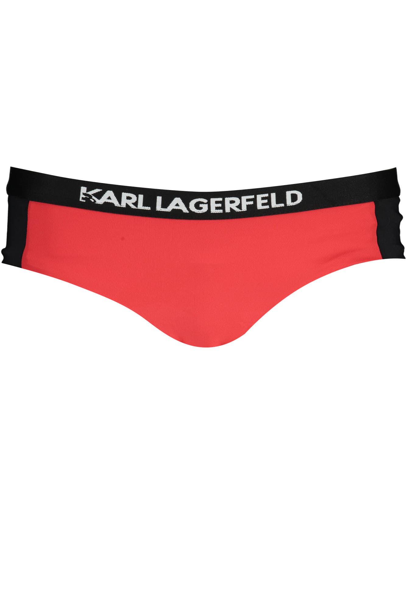 Долнище на дамски бански костюм Karl Lagerfeld, червено - KARL LAGERFELD BEACHWEAR