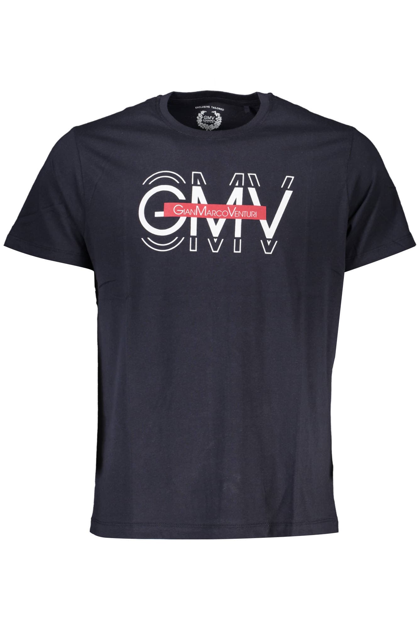 МЪЖКА ТЕНИСКА С КЪС РЪКАВ GIAN MARCO VENTURI, СИНЯ - GIAN MARCO VENTURI