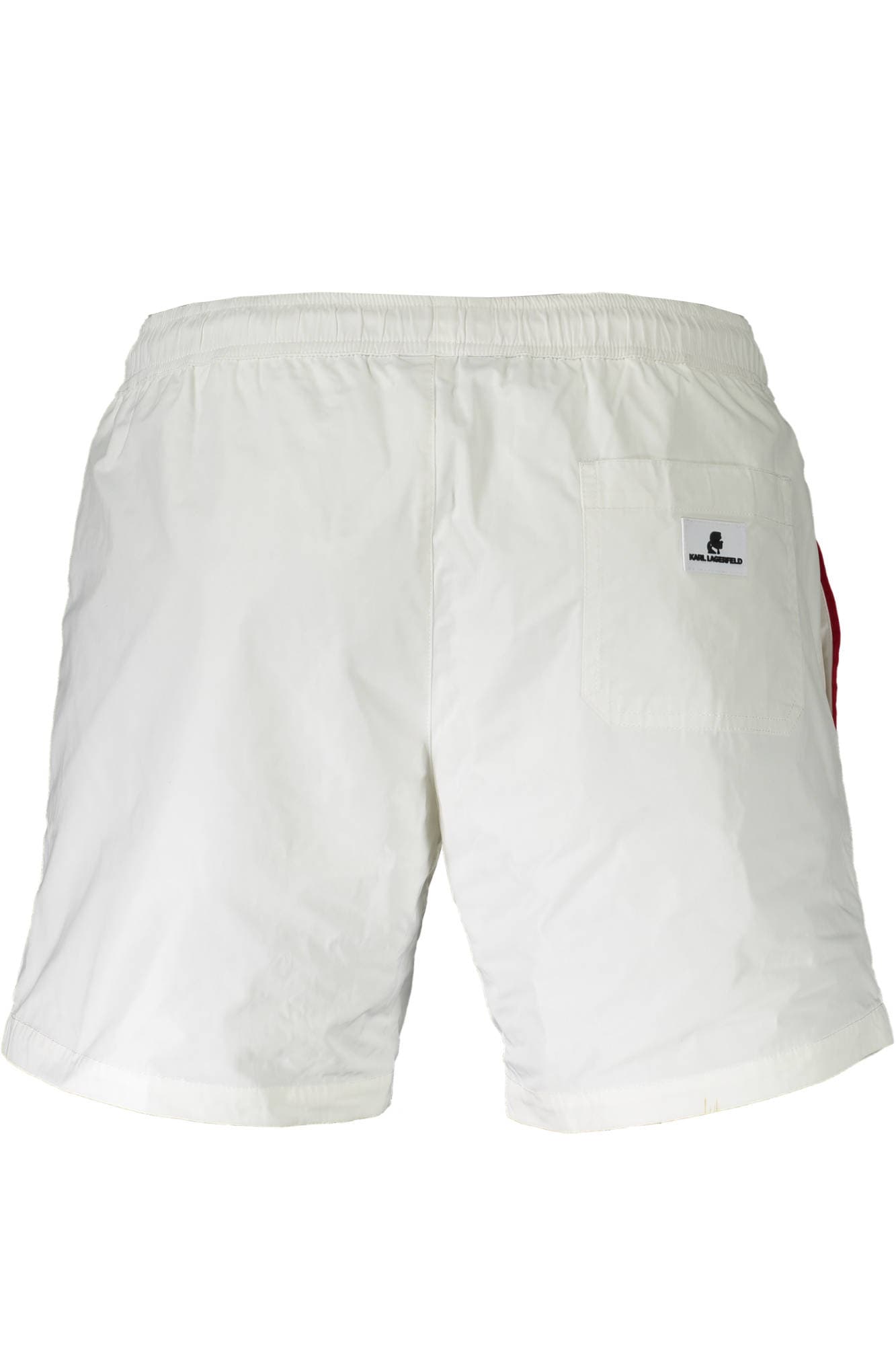 Долнище на мъжки бански костюм Karl Lagerfeld, бяло - KARL LAGERFELD BEACHWEAR