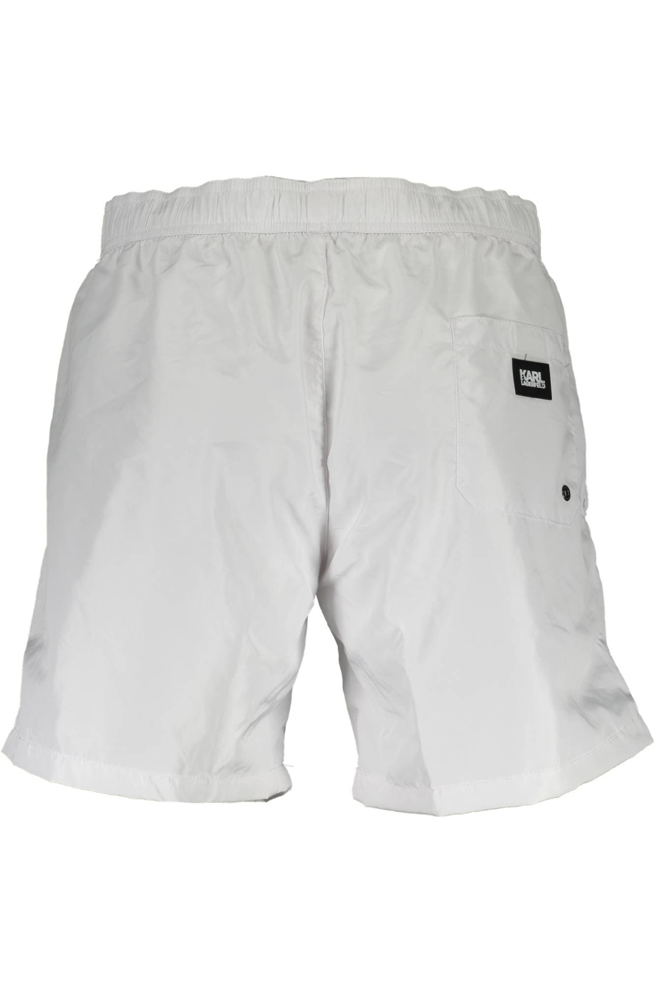 Долнище на мъжки бански костюм Karl Lagerfeld, бяло - KARL LAGERFELD BEACHWEAR