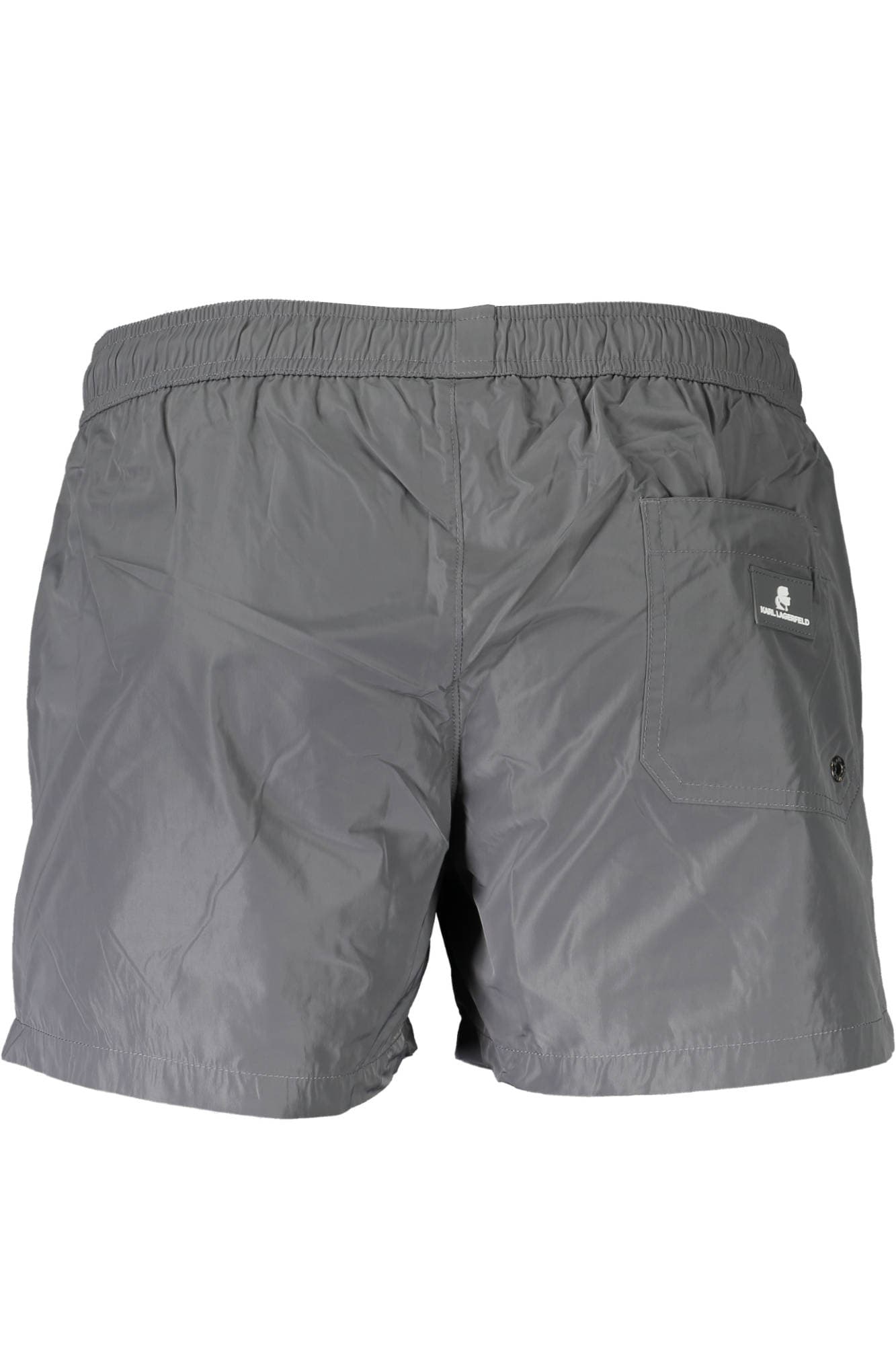 Долнище на мъжки бански костюм Karl Lagerfeld, сиво - KARL LAGERFELD BEACHWEAR