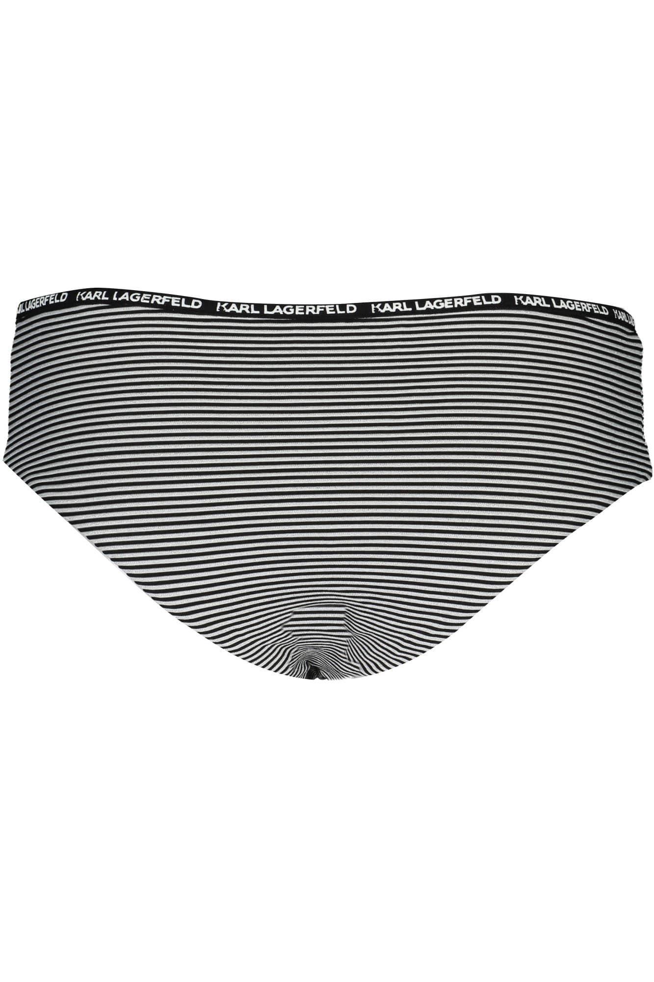 КАРЛ ЛАГЕРФЕЛД ДОЛНИЩЕ НА ПЛАЖЕН БАНСКИ КОСТЮМ, ДАМСКИ, ЧЕРЕН - KARL LAGERFELD BEACHWEAR