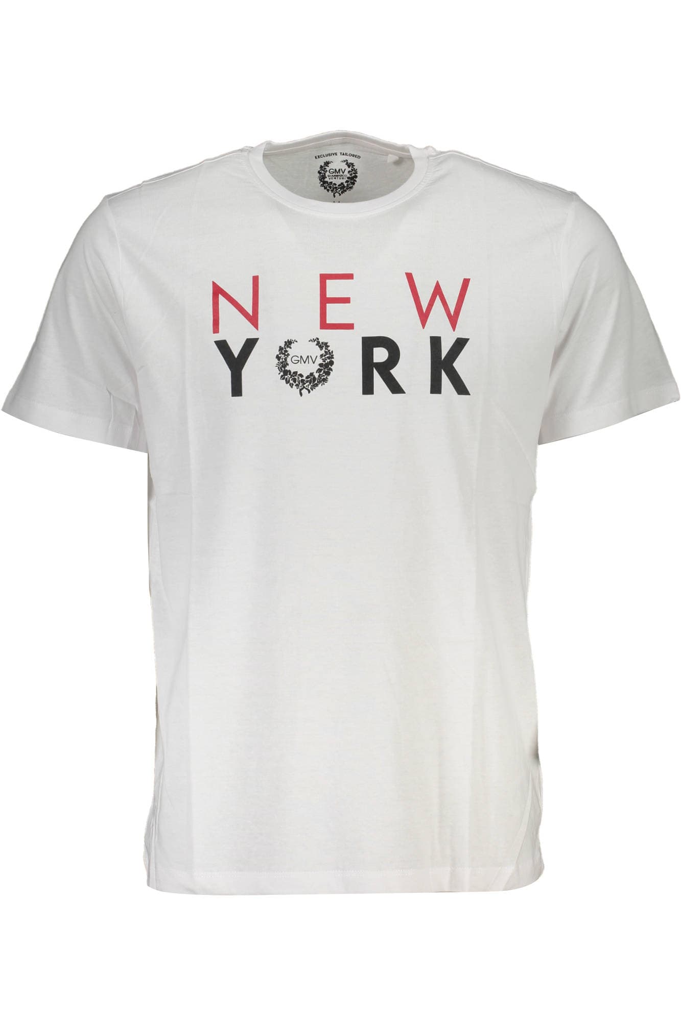 МЪЖКА ТЕНИСКА С КЪС РЪКАВ GIAN MARCO VENTURI, БЯЛА - GIAN MARCO VENTURI