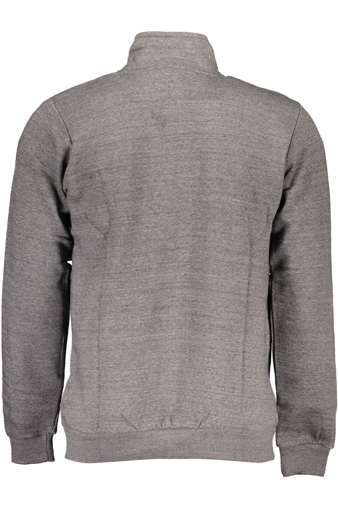 Мъжки суитшърт с цип GIAN MARCO VENTURI, сив - GIAN MARCO VENTURI