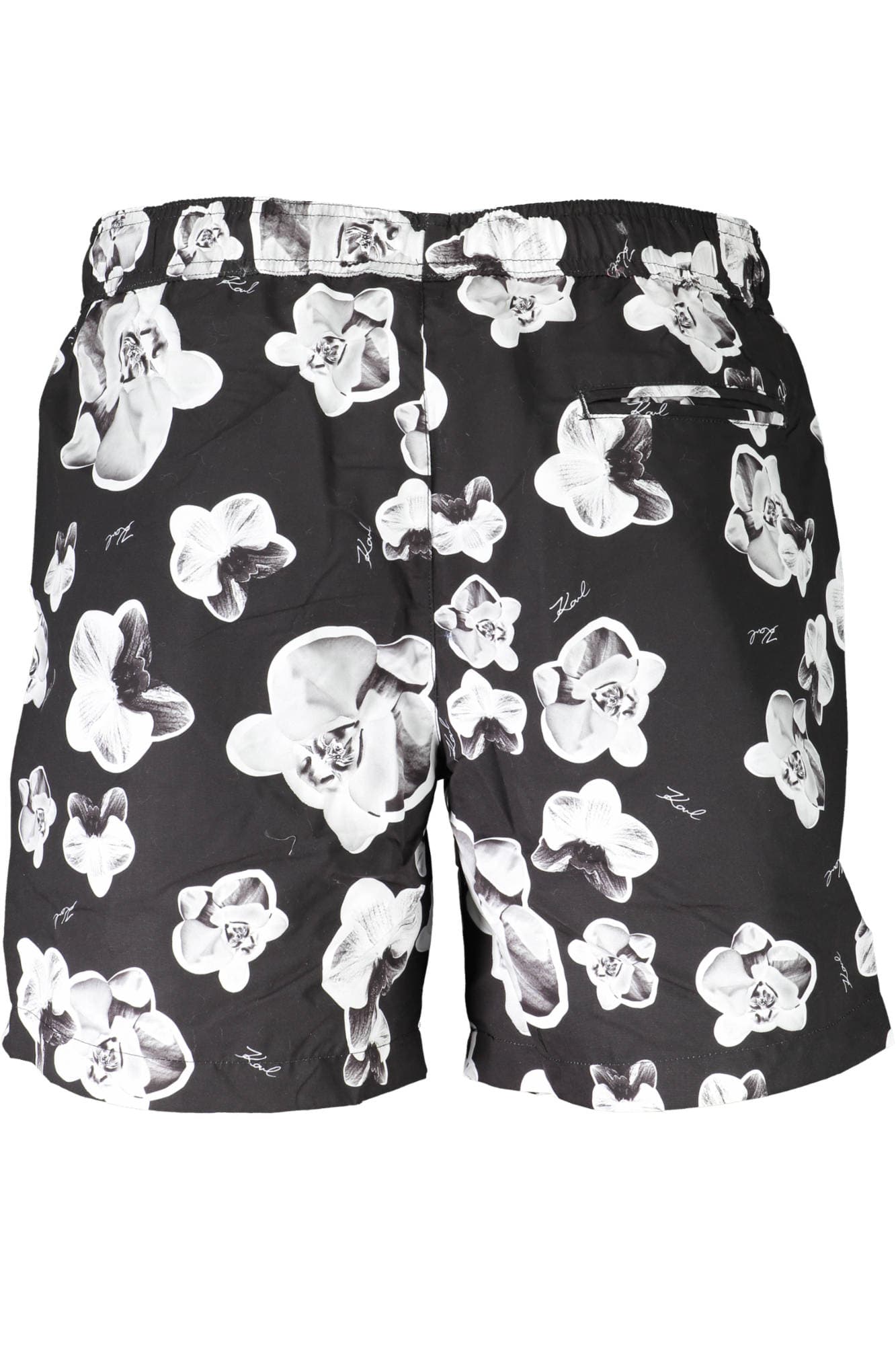 Мъжки бански костюм Karl Lagerfeld BEACHWELL, черен, долнище - KARL LAGERFELD BEACHWEAR
