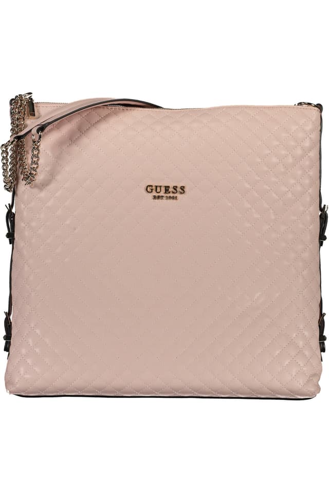 Дамска чанта GUESS JEANS, розова