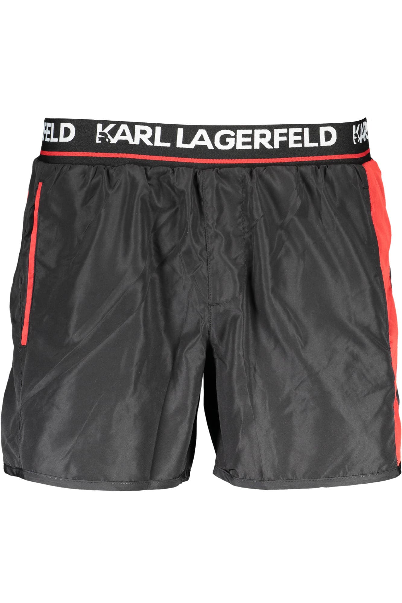 Мъжки бански костюм Karl Lagerfeld BEACHWELL, черен, долнище - KARL LAGERFELD BEACHWEAR