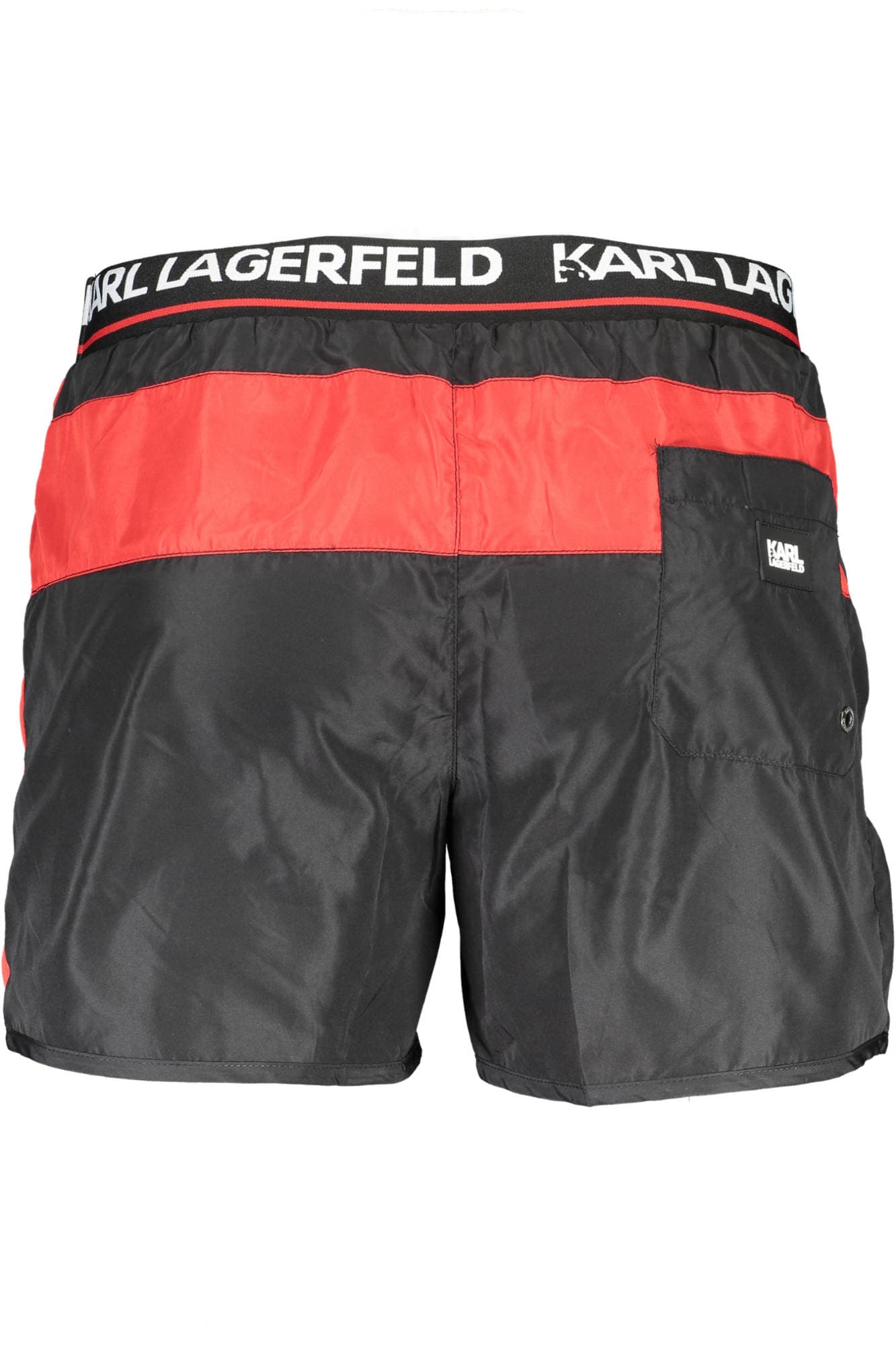 Мъжки бански костюм Karl Lagerfeld BEACHWELL, черен, долнище - KARL LAGERFELD BEACHWEAR