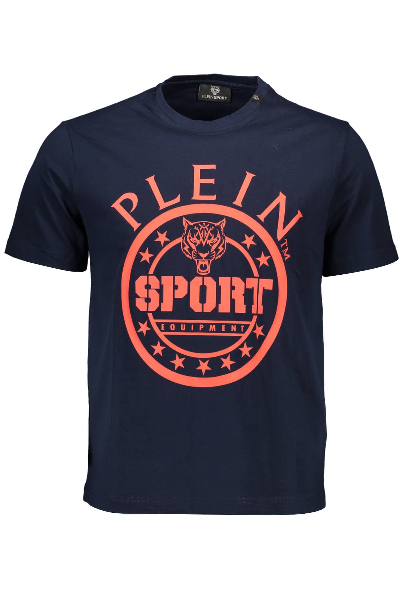 МЪЖКА ТЕНИСКА С КЪС РЪКАВ PLEIN SPORT, СИНЯ - PLEIN SPORT
