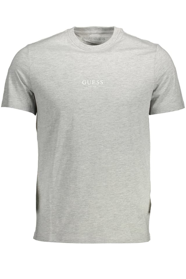 Мъжка тениска с къс ръкав GUESS JEANS, сива