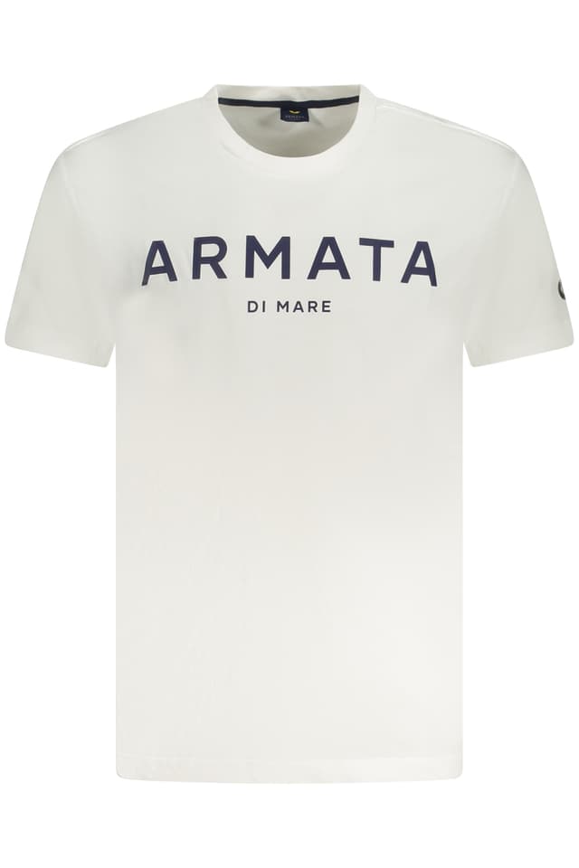 МЪЖКА ТЕНИСКА С КЪС РЪКАВ ARMATA DI MARE, БЯЛА