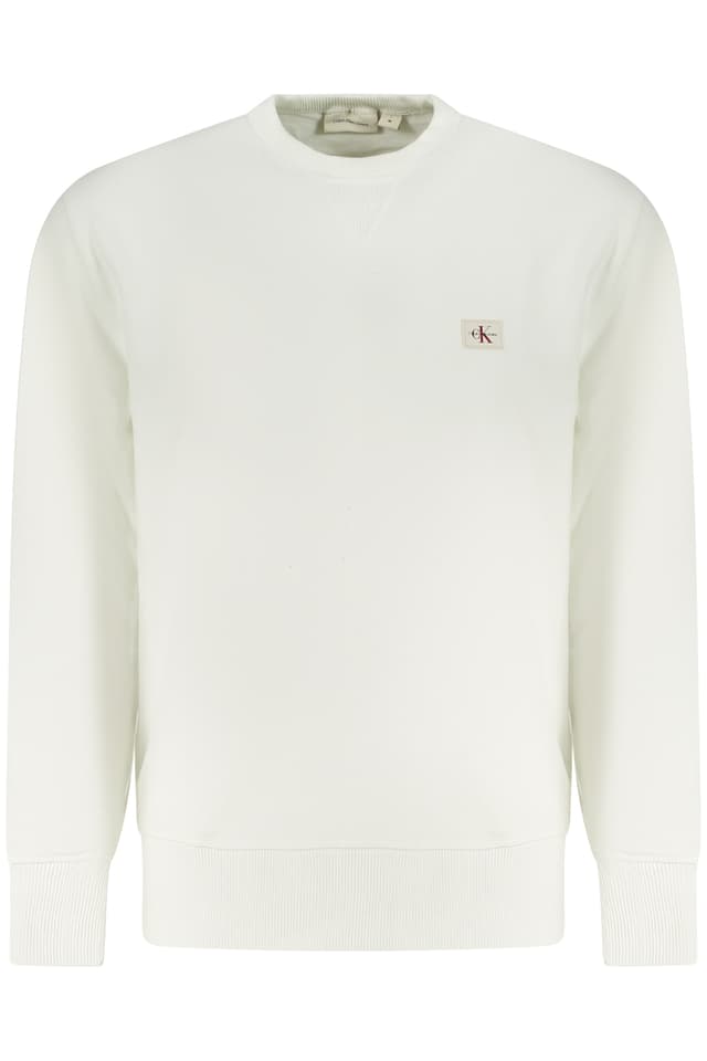 Мъжки суитшърт с цип CALVIN KLEIN, бял
