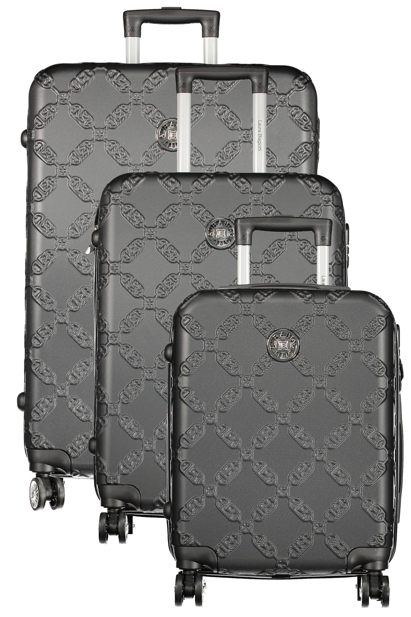 LAURA BIAGIOTTI ГОЛЯМА ДАМСКА КОЛИЧКА, ЧЕРНА - LAURA BIAGIOTTI