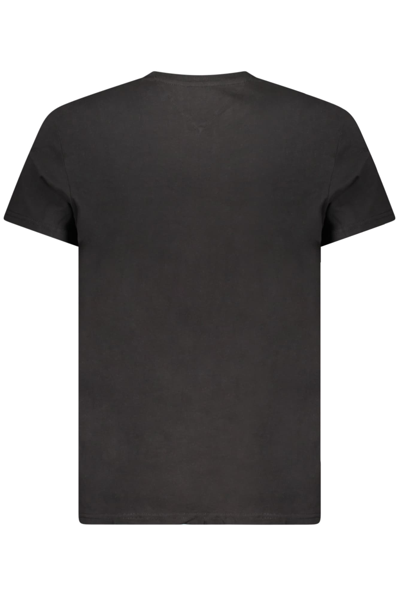 Мъжка тениска с къс ръкав TOMMY HILFIGER, черна - TOMMY HILFIGER