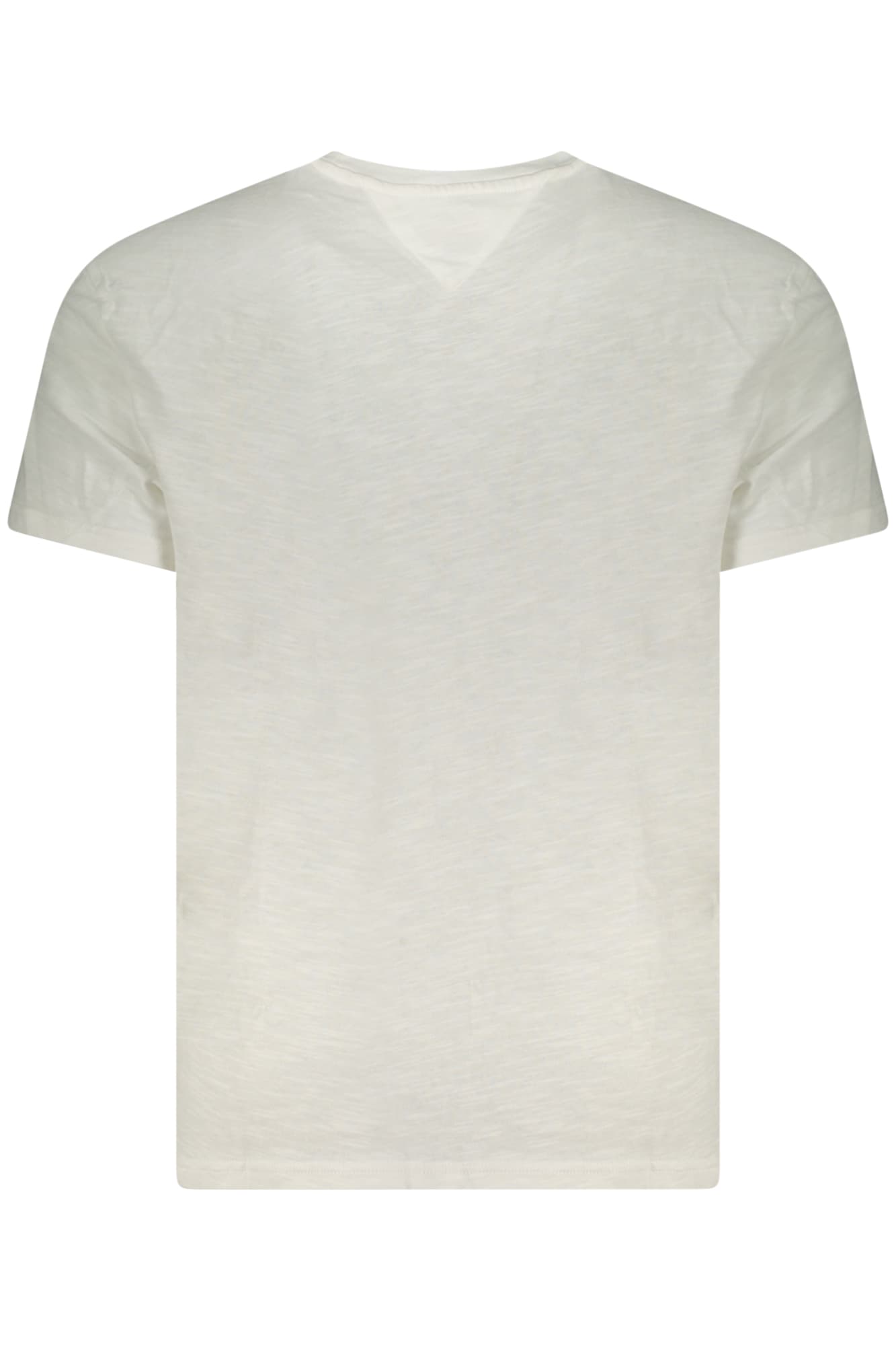 Мъжка тениска с къс ръкав TOMMY HILFIGER, бяла - TOMMY HILFIGER