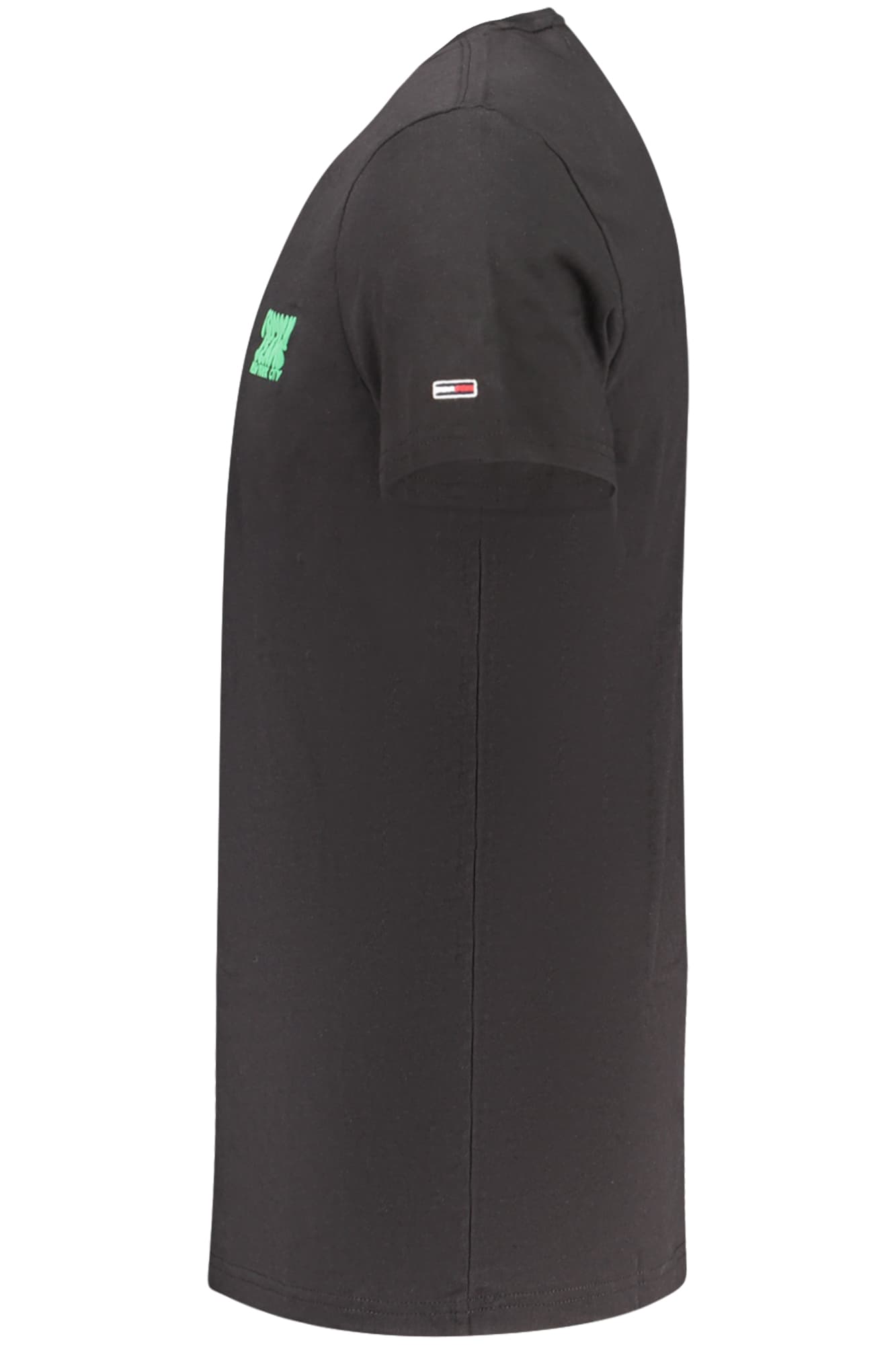 Мъжка тениска с къс ръкав TOMMY HILFIGER, черна - TOMMY HILFIGER