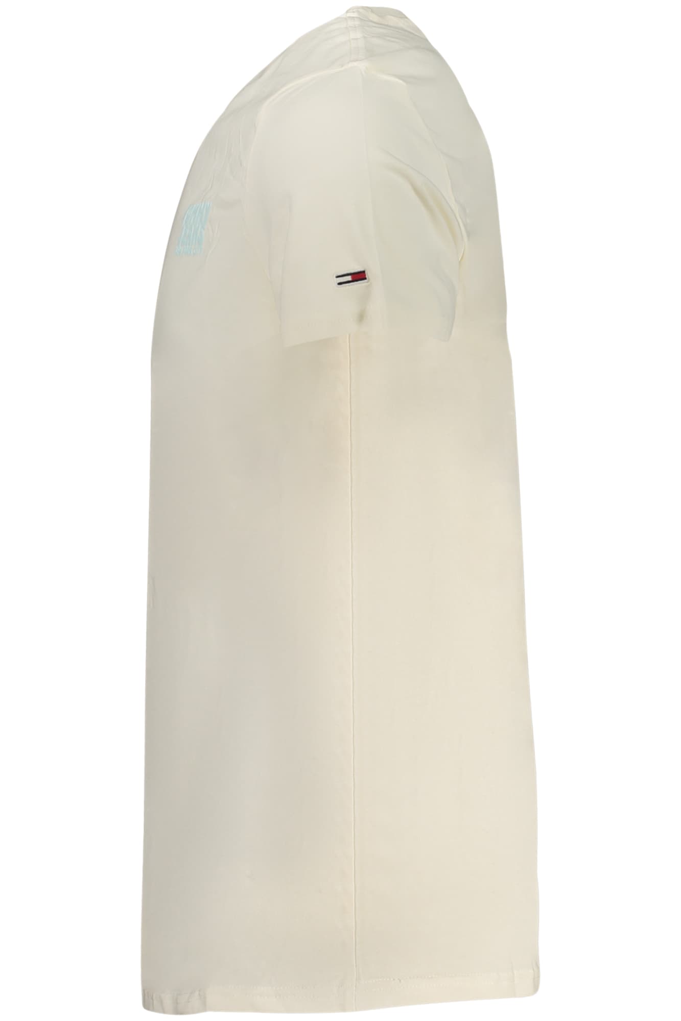 Мъжка тениска с къс ръкав TOMMY HILFIGER, бежова - TOMMY HILFIGER