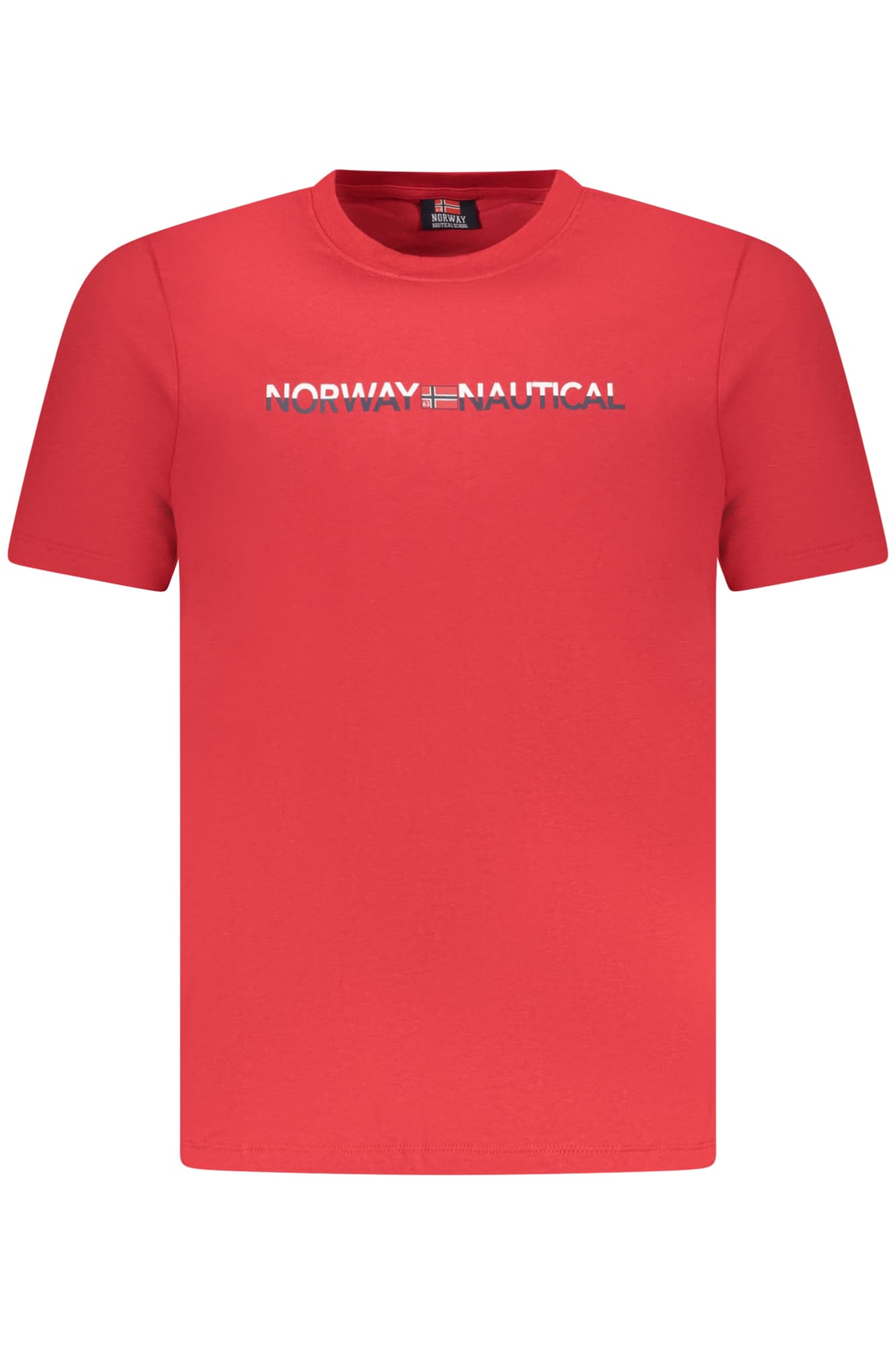 НОРВЕГИЯ 1963 МЪЖКА ТЕНИСКА С КЪС РЪКАВ, ЧЕРВЕНА - NORWAY 1963