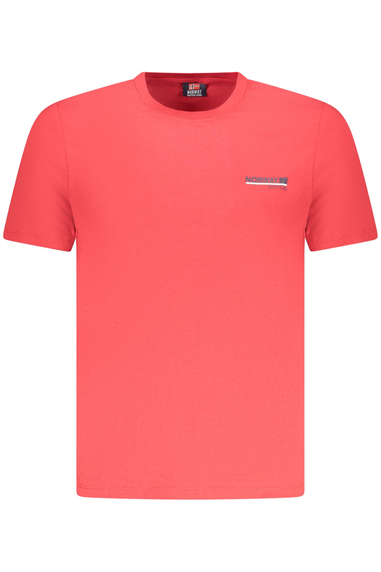 НОРВЕГИЯ 1963 МЪЖКА ТЕНИСКА С КЪС РЪКАВ, ЧЕРВЕНА - NORWAY 1963