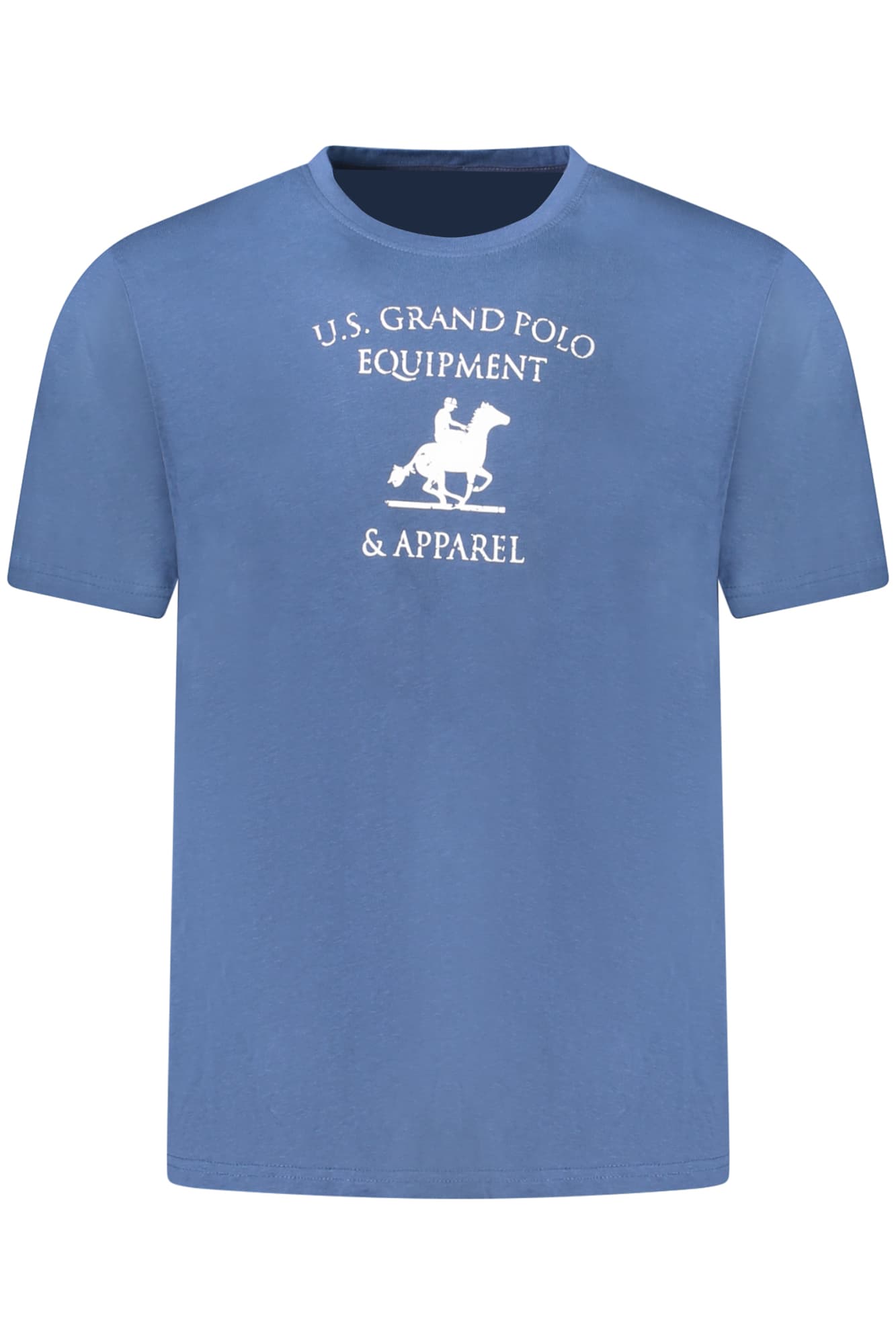 МЪЖКА ТЕНИСКА С КЪС РЪКАВ US GRAND, СИНЯ - U.S. GRAND