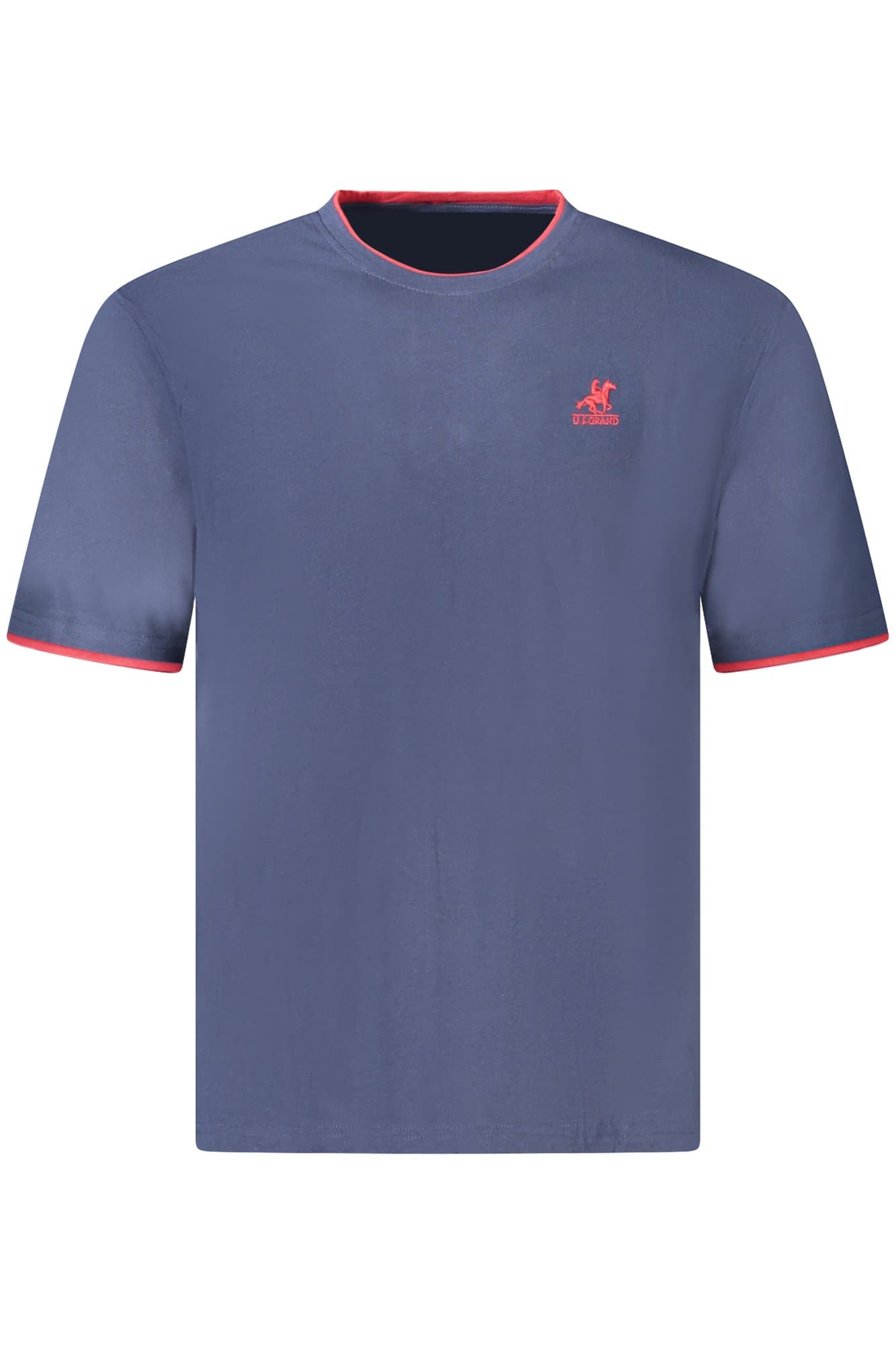 МЪЖКА ТЕНИСКА С КЪС РЪКАВ US GRAND, СИНЯ - U.S. GRAND