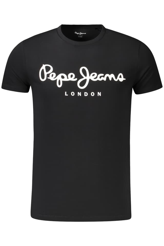 Мъжка тениска с къс ръкав PEPE JEANS, черна