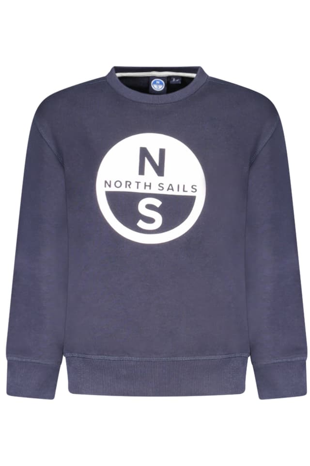 ДЕТСКИ СУИТШЪР С ЦИП В СИНЬО СЪС СЕРИЯ NORTH SAILS