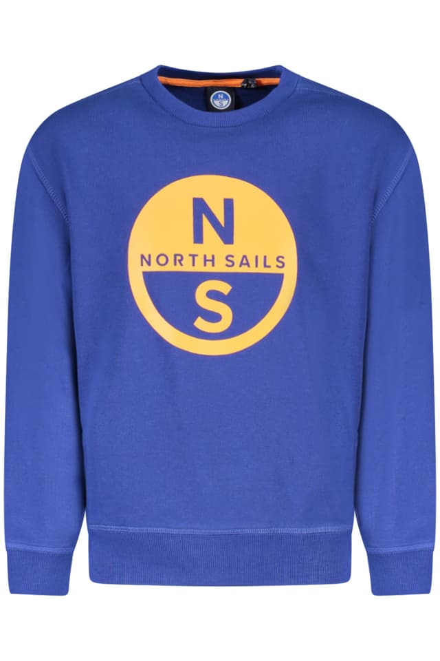 ДЕТСКИ СУИТШЪР С ЦИП В СИНЬО СЪС СЕРИЯ NORTH SAILS