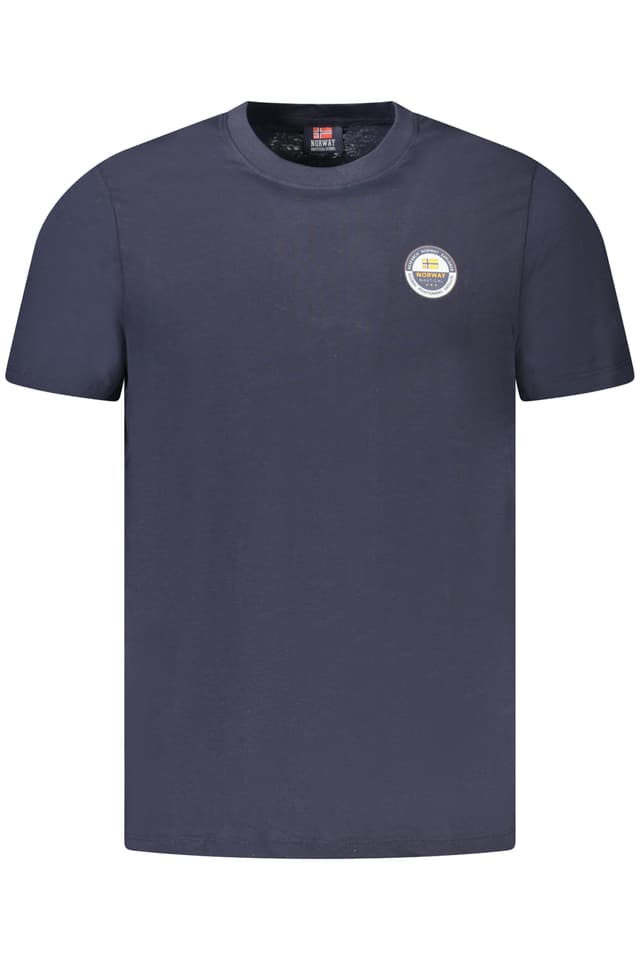 НОРВЕГИЯ 1963 МЪЖКА ТЕНИСКА С КЪС РЪКАВ, СИНЯ