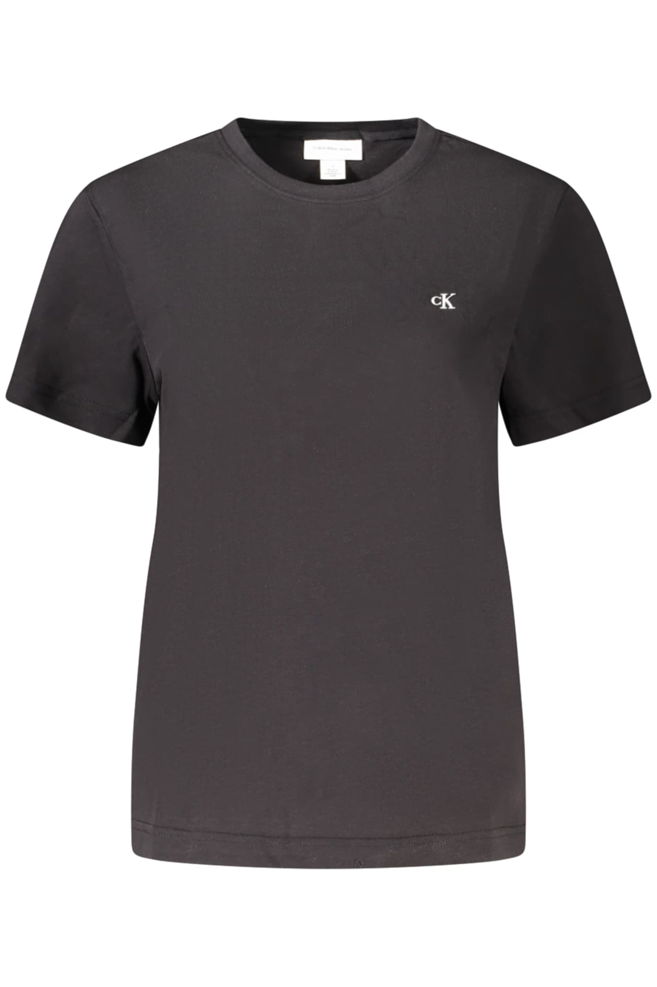 ДАМСКА ТЕНИСКА С КЪС РЪКАВ CALVIN KLEIN, ЧЕРНА - CALVIN KLEIN