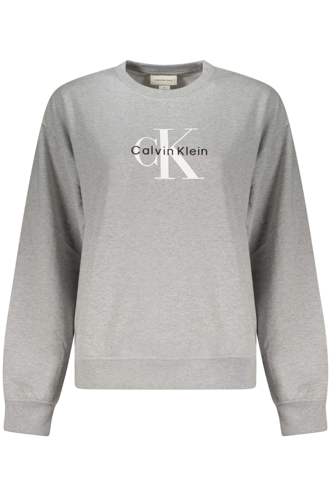 CALVIN KLEIN СУИТШЪРТ БЕЗ ЦИП ДАМСКИ СИВ - CALVIN KLEIN