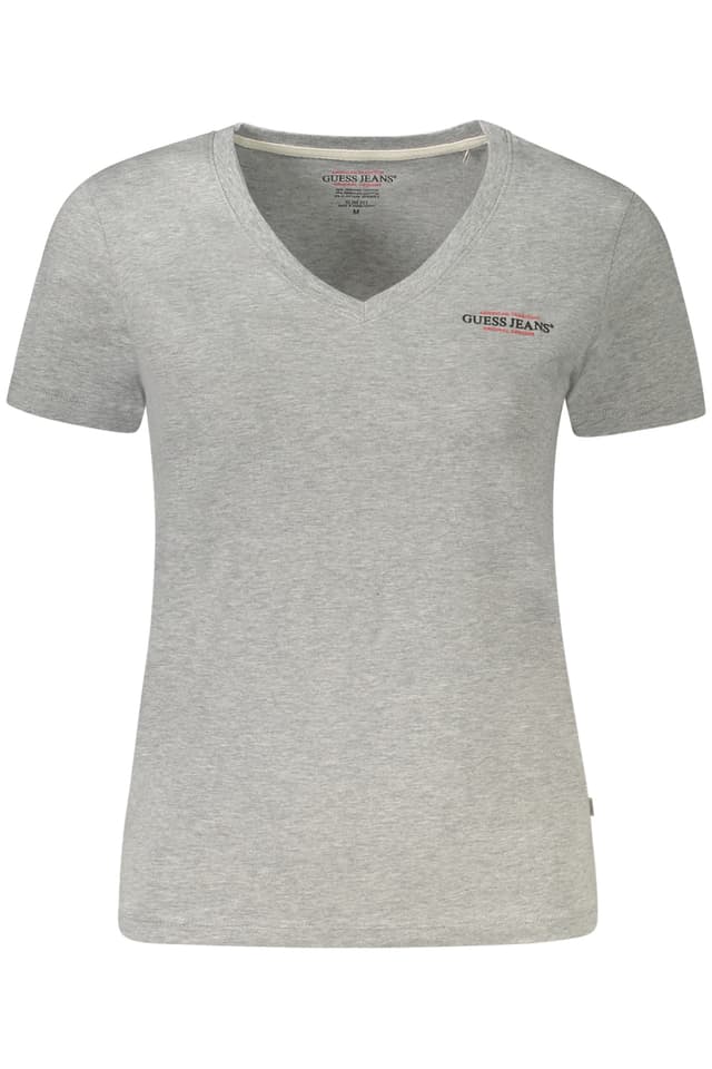 Дамска тениска с къс ръкав GUESS JEANS, сива