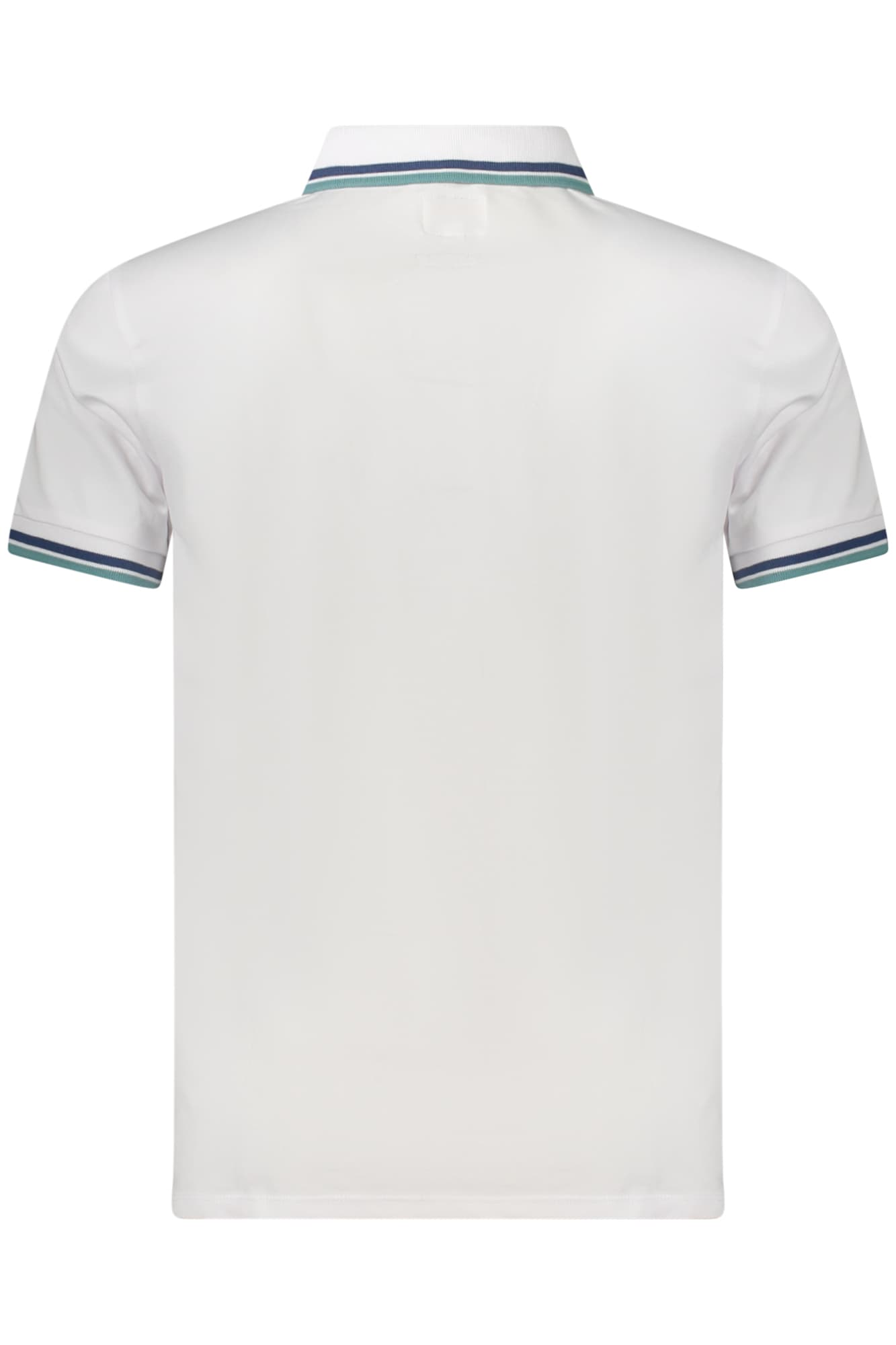 Мъжки поло къс ръкав Guess, бели - GUESS JEANS