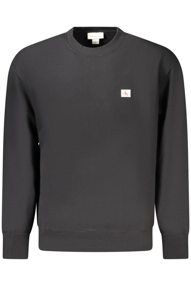 Мъжки черен суитшърт с цип CALVIN KLEIN